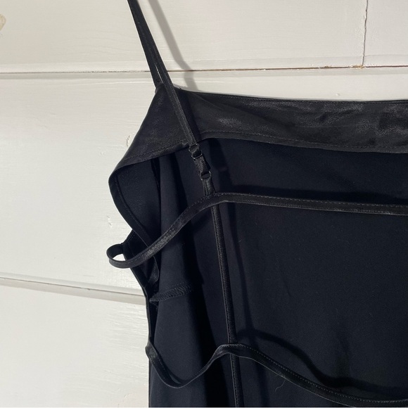 RAILS Women's Black Lottie Slip Dress Size Medium Strappy Back Satin Finish NWT - Picture 6 of 11